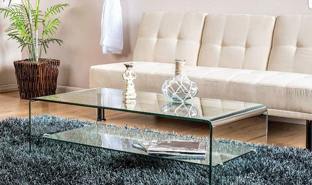 تأثیر میز جلو مبلی شیشه خم در زیبایی فضای منزل